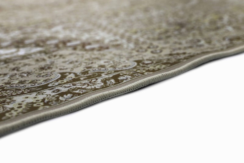 Alkaffary Bashayer Area Rug, Living Room & Majlis Rug, Luxury Heritage Arabic Design High-Quality Materials, 200X300 cm, Beige - Image 4